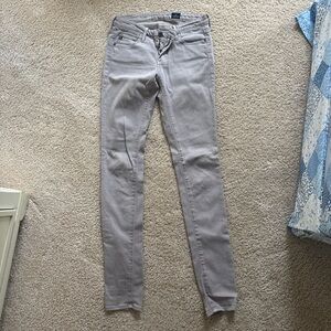 AG Adriano Goldschmied Women's Skinny Jeans in Light Gray